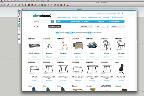 The Bimobject �݈D��sketchup���